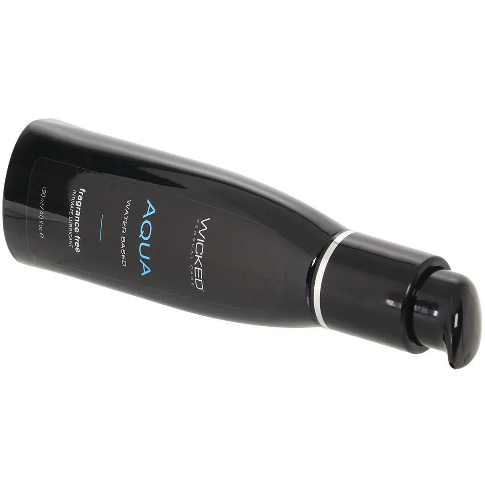 Aqua Fragrance Free Water Based Lube 4oz/120ml