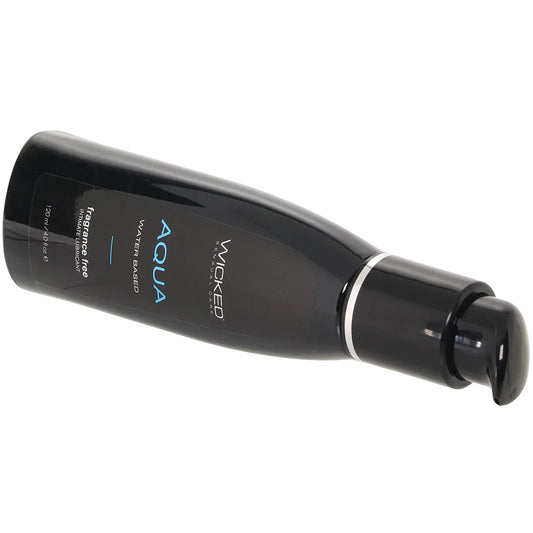 Aqua Fragrance Free Water Based Lube 4oz/120ml